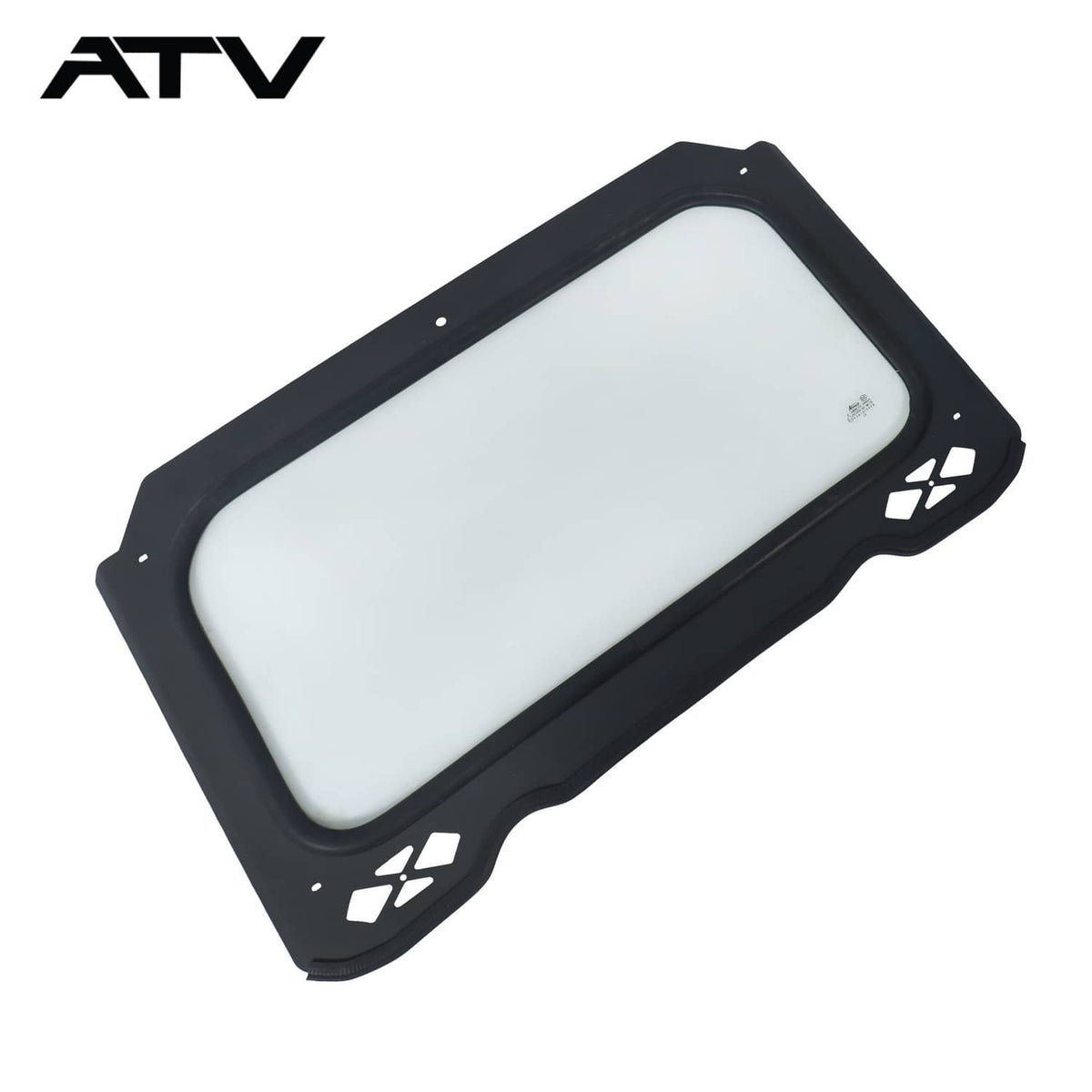 Solidspare Front Full Glass Windshield W/Wiper For Polaris RZR 900 1000 XP Turbo 2014-2018