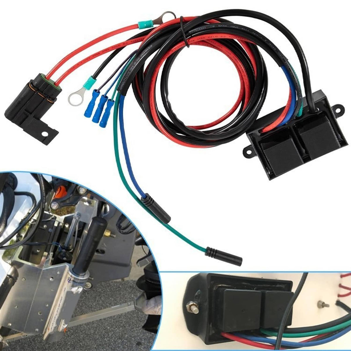 Solidspare For Atlas Replacement Marine Relay Harness Hydraulic Jack Plate AHJRELAYKIT-2-DP