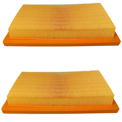 Solid Spare 0J8478S 2X Air Filter Element for Generac Rectangle 2013 Evolution 14kW - 20kW