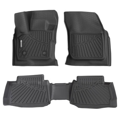 Solidspare Floor Mats & Cargo Liner Set for Ford Fusion 2017 2018 2019 2020 (NOT Hybrid)