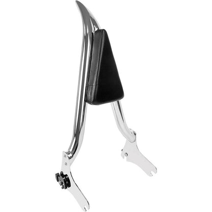 Solidspare New 22'' Chrome Backrest Sissy Bar For Harley Road King Electra Glide 1997-2008