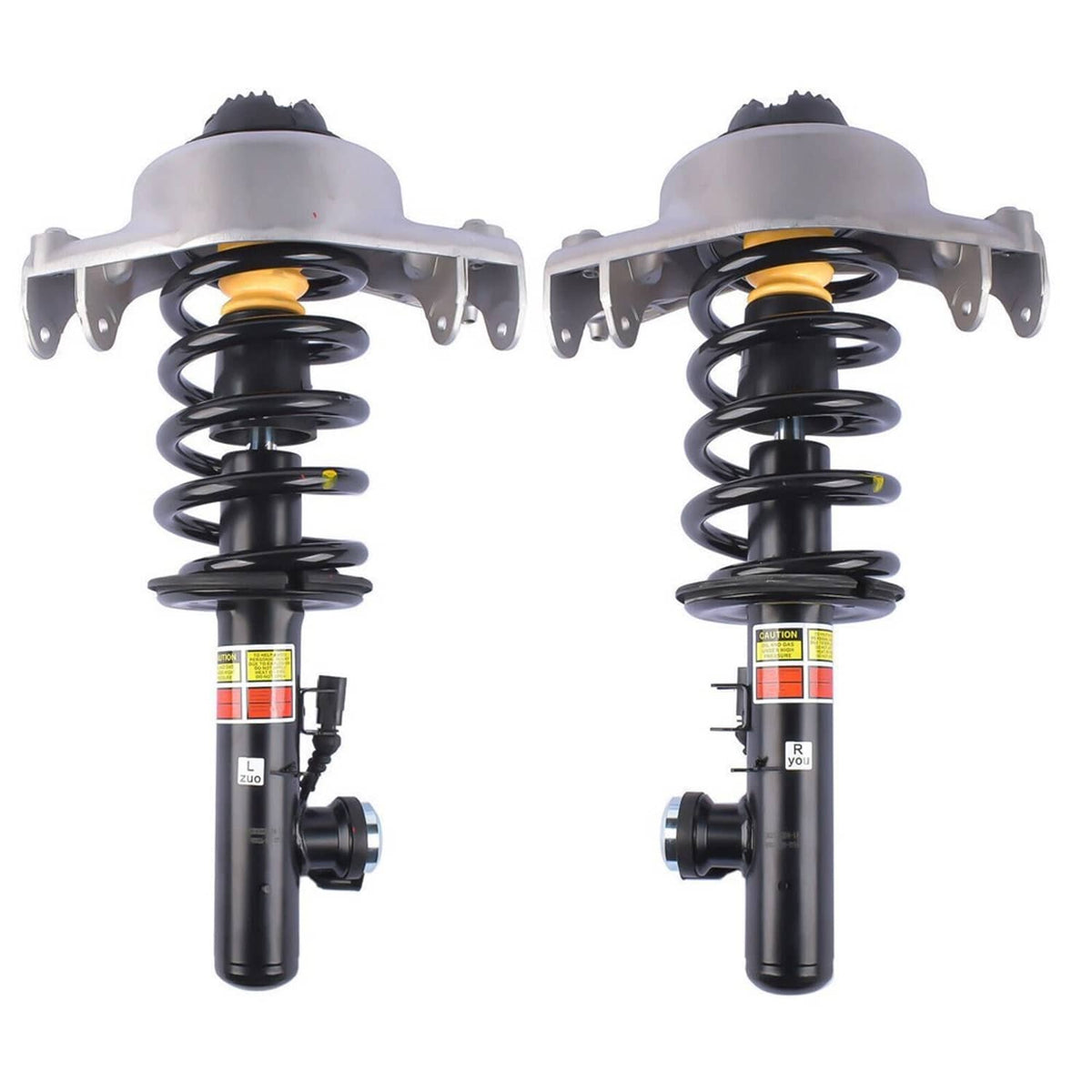 Solidspare 2Pcs Front Left Right Shock Struts Assembly w/Electric for 2009-2017 Audi Q5 SQ5