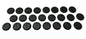 24 Body Floor DRAIN PLUGS for Jeep CJ5 CJ7 CJ8 Scrambler Wrangler YJ Cherokee XJ