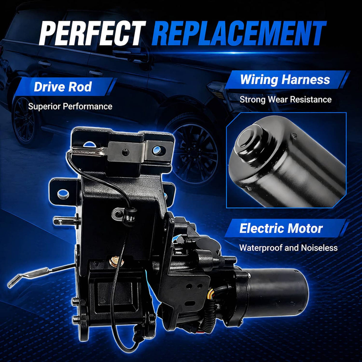 Solidspare Left & Right Side Power Running Board Motor For 2018-2024 Ford Expedition New