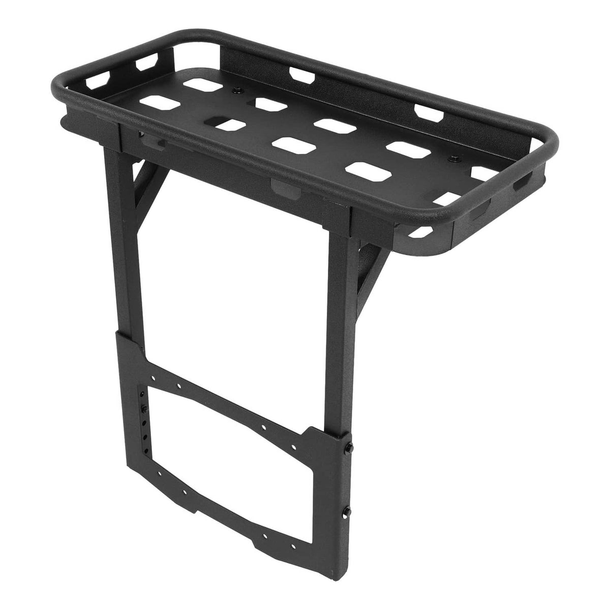 Solid Spare Spare Tire Cargo Rack Rear Luggage Basket For Jeep Wrangler JL JLU 2/4 DR 18-26