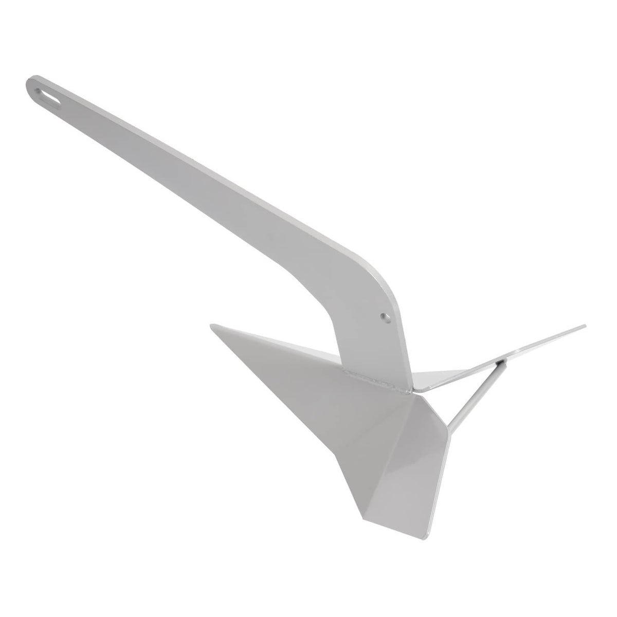 Solidspare Boat Triangular Anchor 35lbs Delta Style Wing Anchor Heavy Duty Steel Anchor