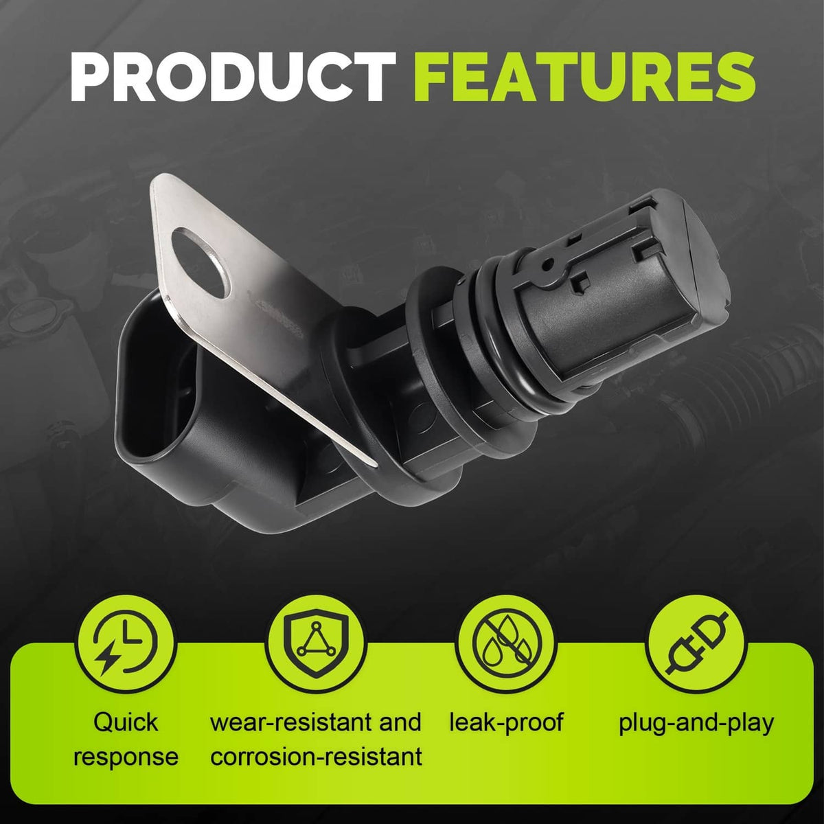 Solidspare Engine Crankshaft Position Sensor for Chevy Silverado Express GMC Sierra 98-09