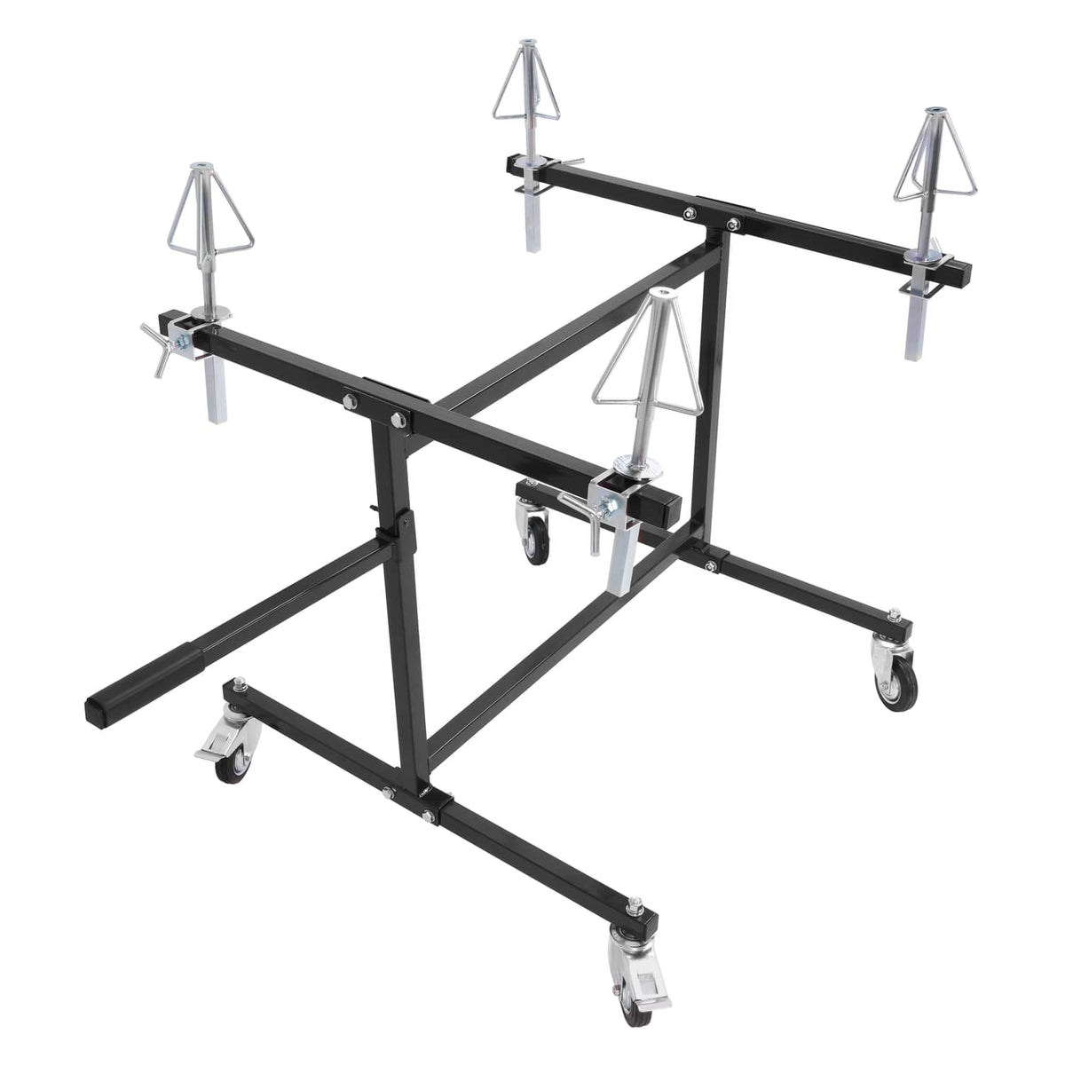 Solid Spare Foldable Wheel Paint Stand Panel Painting Stand For Auto Body Parts and Rims