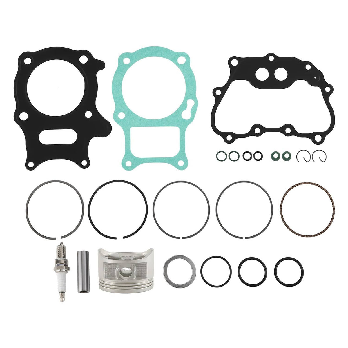 Solidspare Cylinder Head Piston Kit for Honda Recon 250 TRX250TE/TM 2002-2014 12200-HM8-305