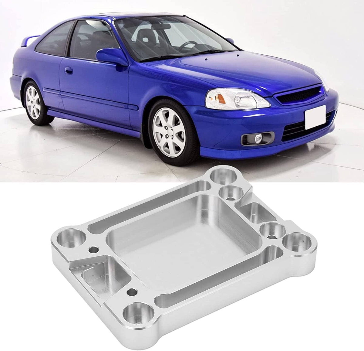Solidspare Billet Shifter Base Plate For Civic Integra RSX / K20/24 K-Series Engine EG EK