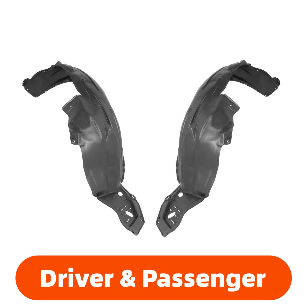 Solid Spare For Acura TSX 2009-2014 Fender Liner Splash Shield Front Driver & Passenger Side