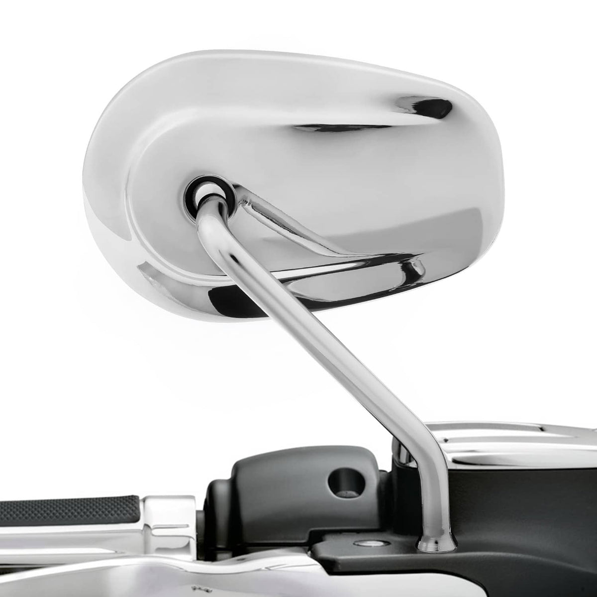 Solidspare Chrome Rear View Mirrors Fit For Harley XL1200L XL883 XL Sportster Left & Right