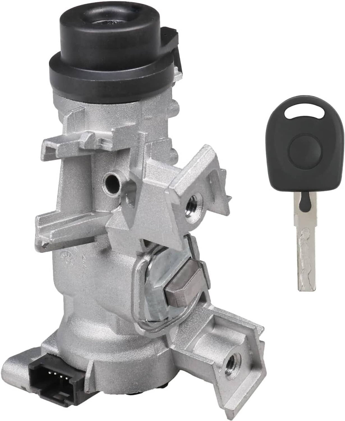 Solidspare Ignition Switch With Lock Cylinder Key For VW Golf Jetta Rabbit Audi 2006-2011