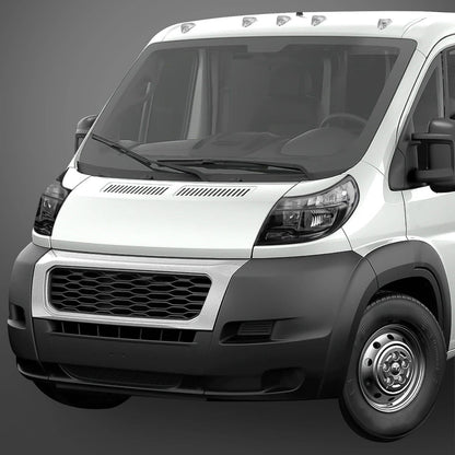Solidspare Black Left & Right Headlights w/DRL For 14-22 Dodge Ram ProMaster 1500 2500 3500