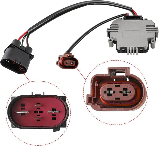 Solid Spare Radiator Cooling Fan Relay Control Modul For 2005 2006-2012 Volkswagen Jetta