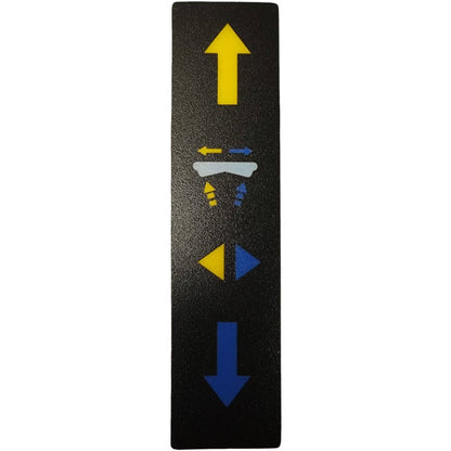Solid Spare Platform Control Panel Decal Control Box Overlay Decal Touchpad 1256702GT