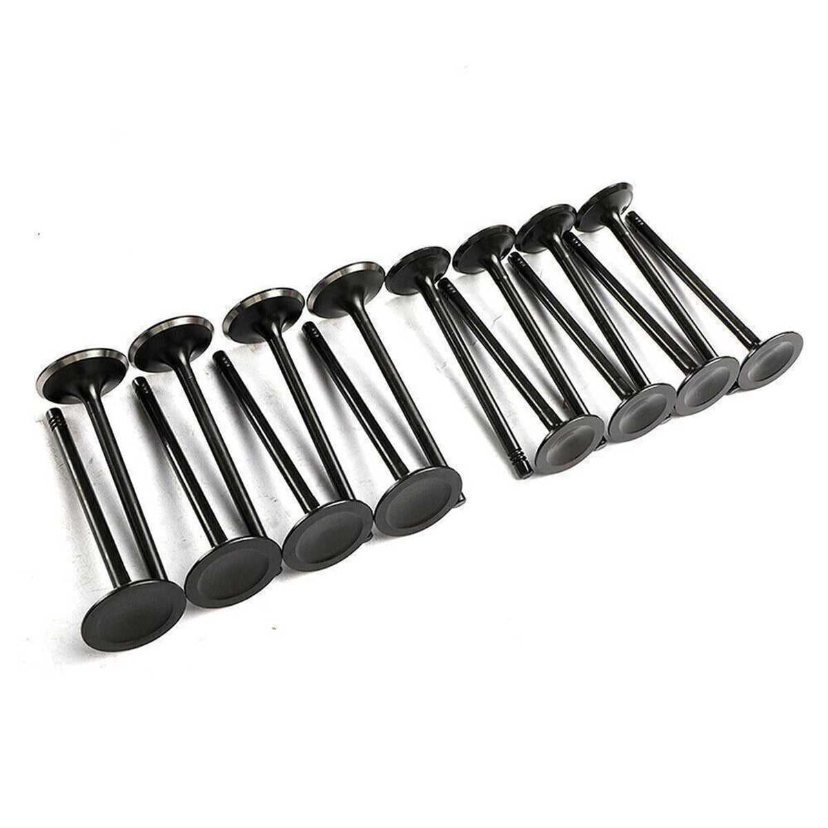 Solidspare 16Pcs Intake Exhaust Valves For 07-17 Chevrolet GM Buick Saturn 2.0L 2.4L Engine