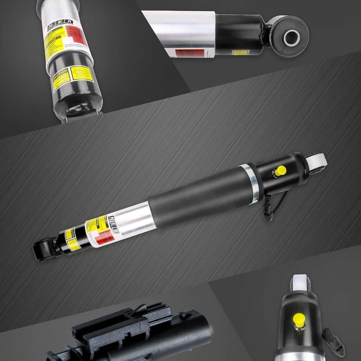 Solidspare 4x Front Rear Shock Strut Magnetic For GMC Yukon Denali Escalade Tahoe Suburban