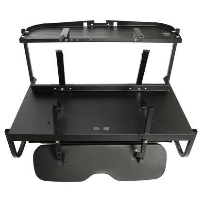 Solidspare Flip Folding Rear Back Seat Kit For Yamaha Drive G29 2007-2016 Golf Cart
