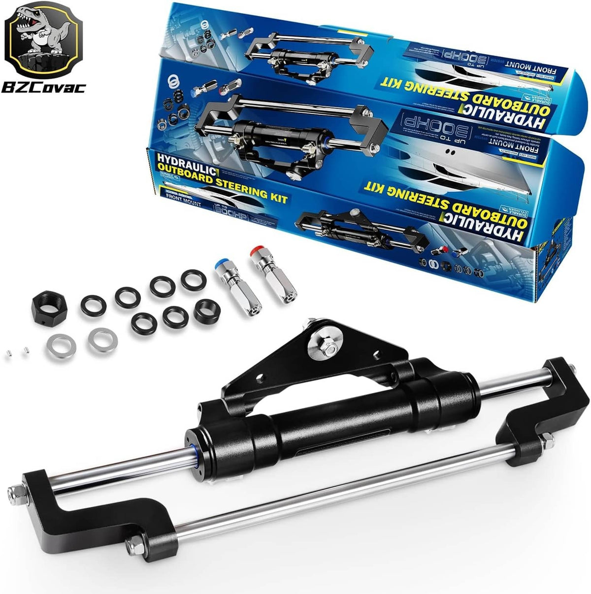 Solidspare HC5345-3 Marine Rotary 300HP Hydraulic Steering Cylinder Outboard Steering Pump