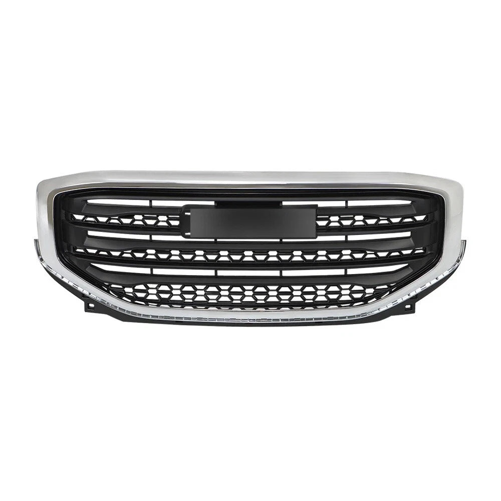 Fits GMC Acadia SLE SL 2017 2018 2019 Front Upper Grille Chrome+Black 84431667