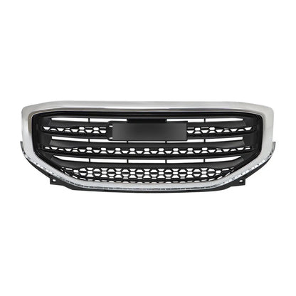 Fits GMC Acadia SLE SL 2017 2018 2019 Front Upper Grille Chrome+Black 84431667