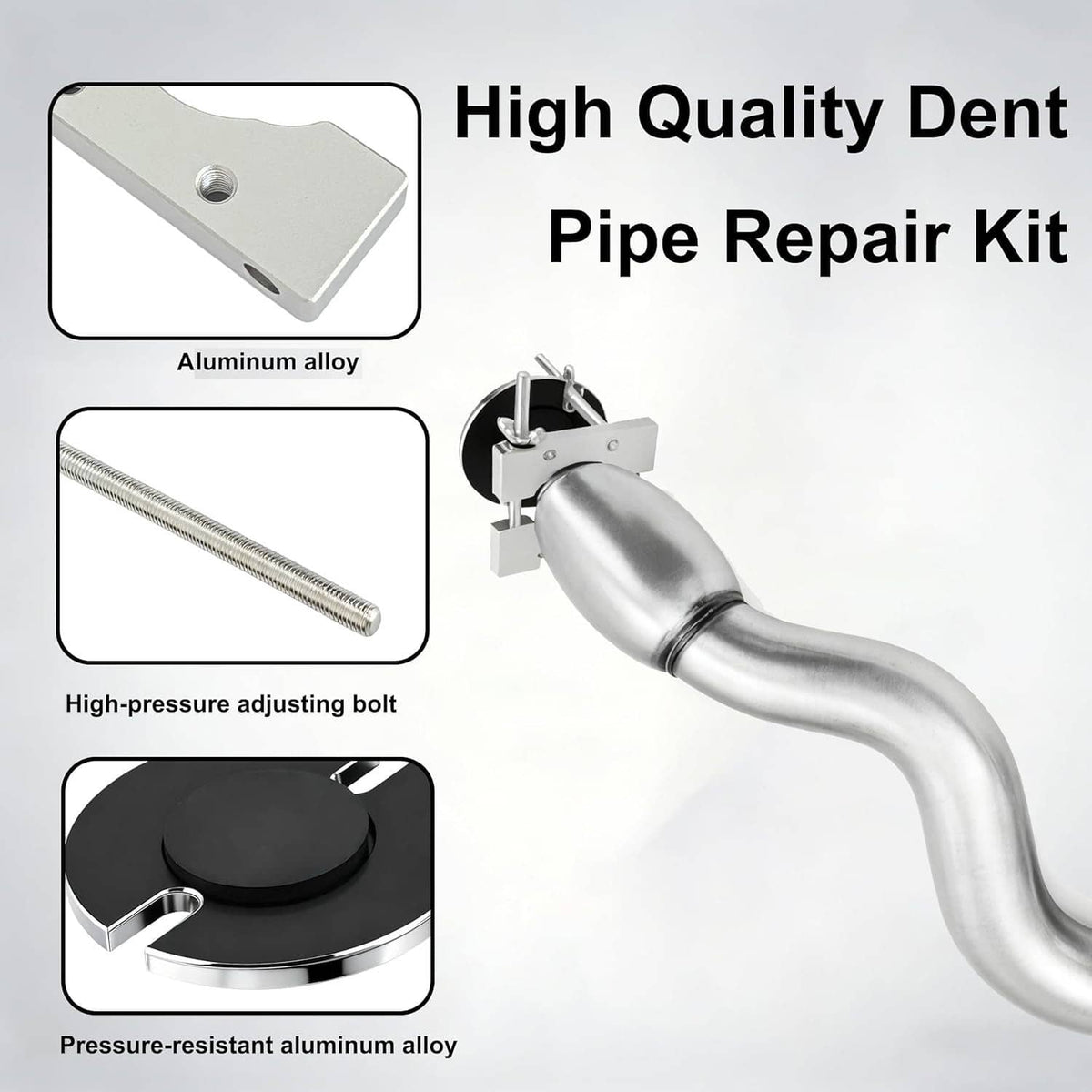 Solid Spare 2-Stroke Exhaust Pipe Repair Kit For Husqvarna TC TE 125 250 300 Dent Removal
