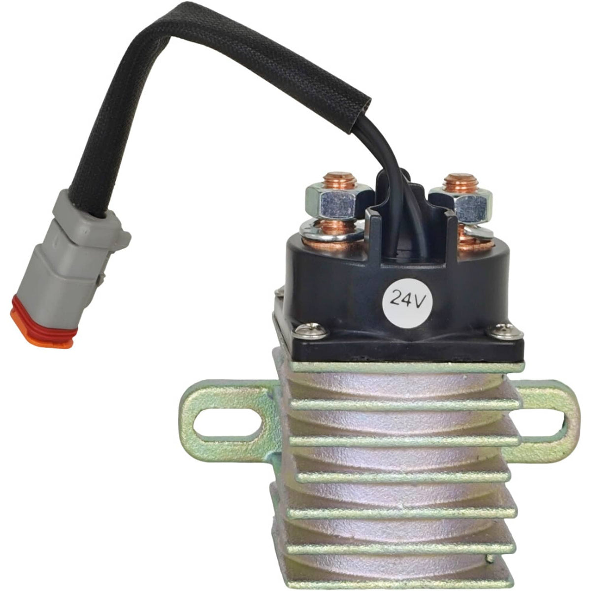 Solid Spare 100A 24V Relay Solenoid 3740150 241-8368 Fit for Industrial Engine C15 C13 C18