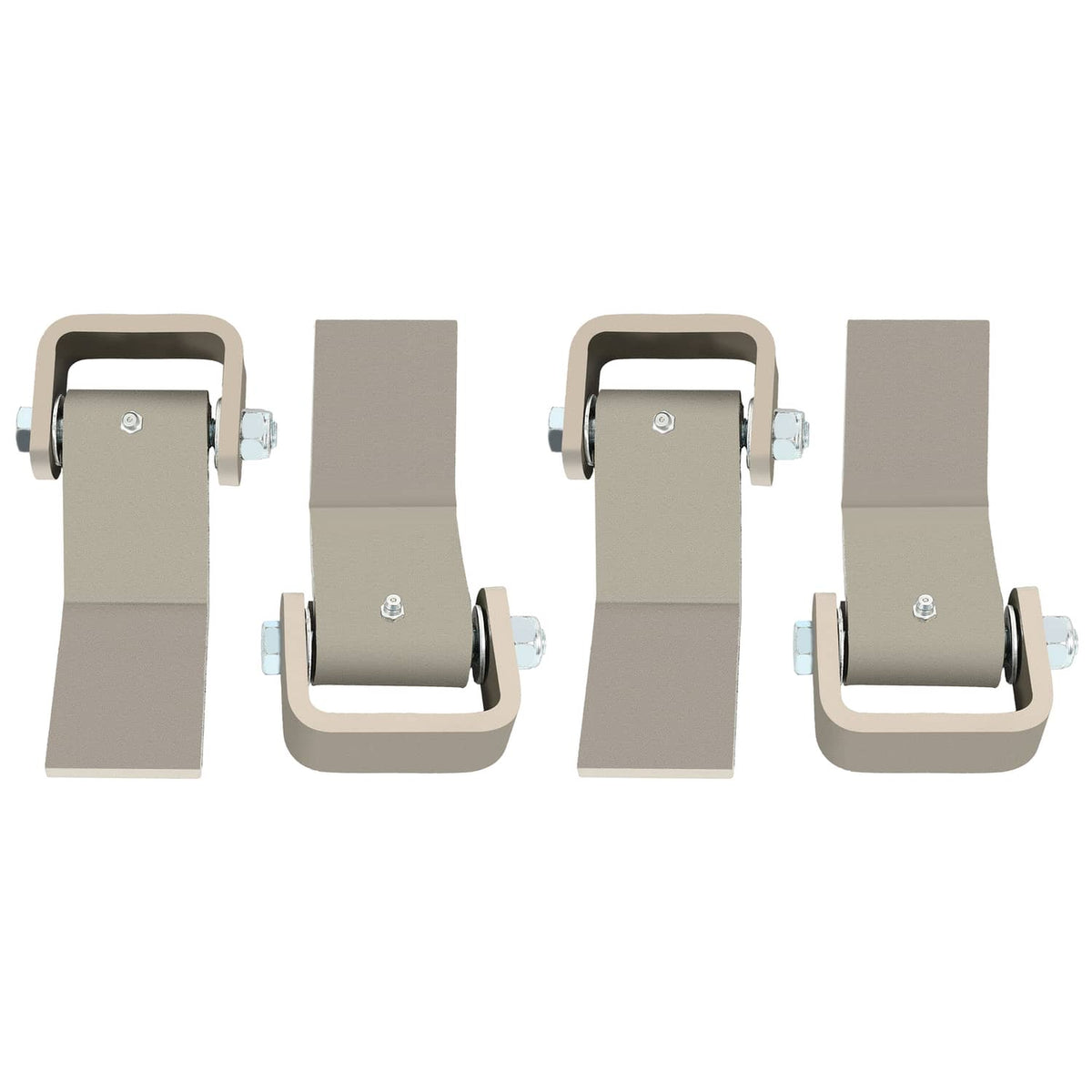 Solid Spare 4 Strap Style Long Leaf Steel Weld On Dump Trailer Door Hinge Greaseable Cargo