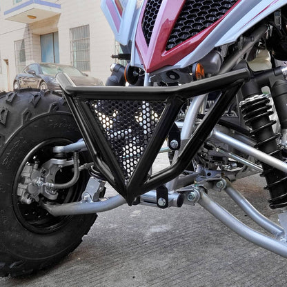 Solidspare ATV Front Bumper Guard Carbon Steel Frame For Yamaha Raptor 700 / 700R 2009-2024