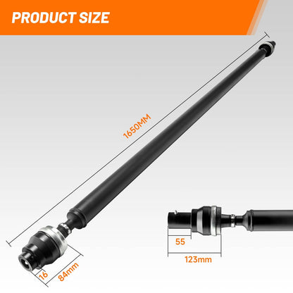 Solidspare Front CV PRO Shaft for Polaris Ranger XP 1000 2017-2021 Ranger XP 900 2017-2019
