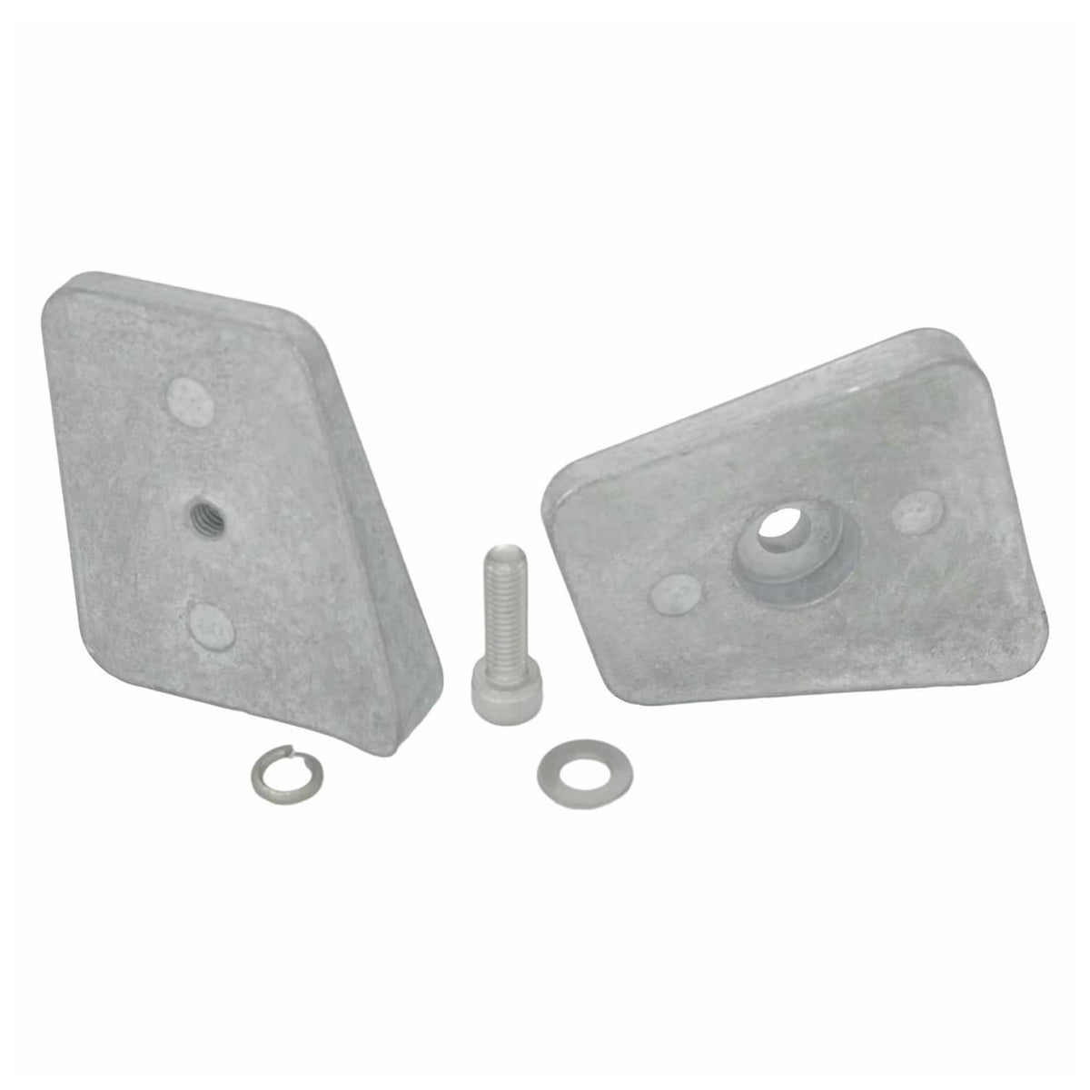 Solid Spare Johnson Evinrude 20HP-35HP 1991-2005 Anode Zinc double plate 434029 Lower Unit