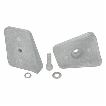 Solid Spare Johnson Evinrude 20HP-35HP 1991-2005 Anode Zinc double plate 434029 Lower Unit