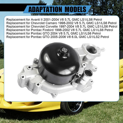 Solidspare Water Pump For 97-04 Chevrolet Corvette Camaro Firebird 5.7L LS1 LS6  6.0L LS2