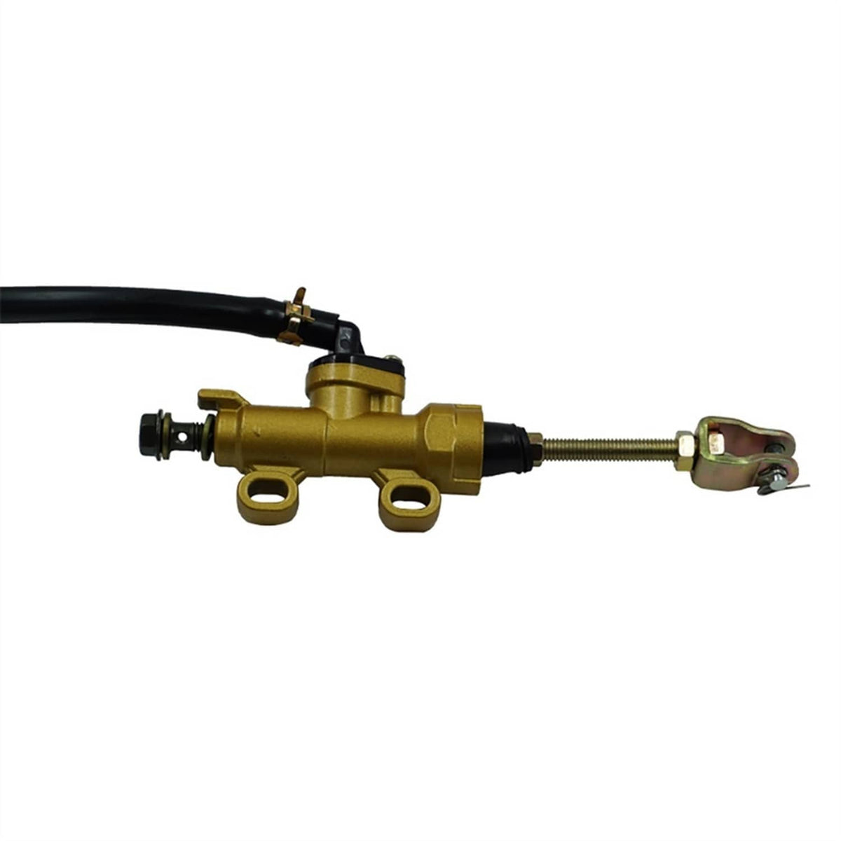Solidspare Silver Rear Brake Master Cylinder Pump Reservoir for ATV Motorcycle Dirt Bike