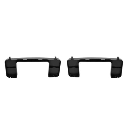Solid Spare Pair Front Bumper Tow Hook Cover Cap For Ford F250 F350 Super Duty XL XLT 17-22