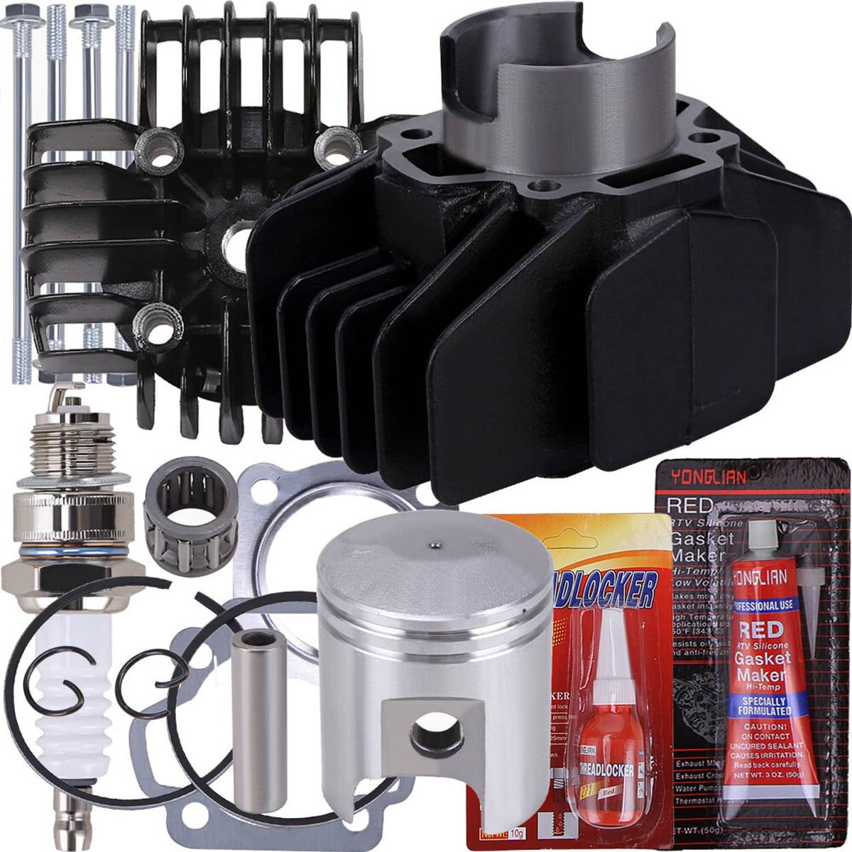 Solidspare For 1984 1985 Yamaha YT60 Tri-Zinger Piston Rings Cylinder Gasket Top Kit Set