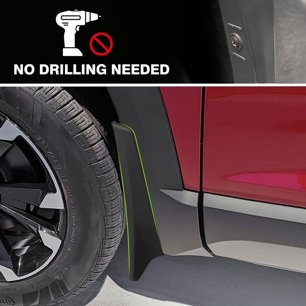 Solidspare 4x Car Splash Guards Mud Flaps Guards Accessories For 2025+ Chevrolet Equinox