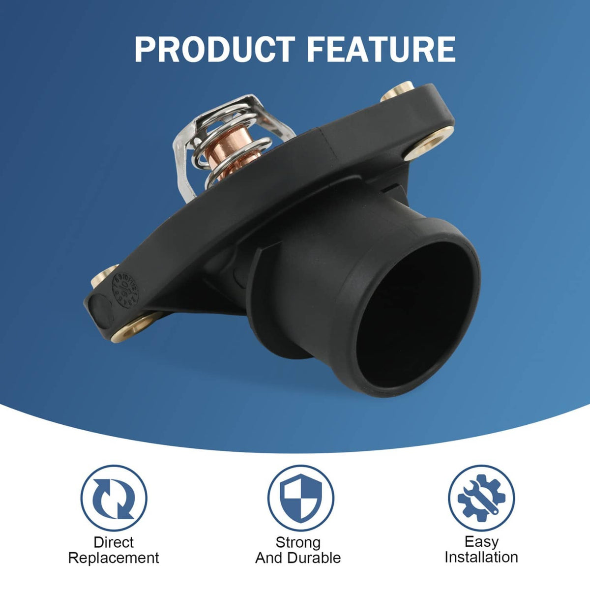 Solidspare 902-3312 Thermostat Housing for Ram Truck 1500 Jeep Liberty Dodge Nitro