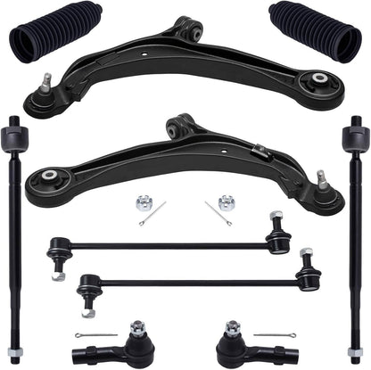 Solidspare New For 2011-17 Honda Odyssey Front Lower Control Arm Tie Rod End Suspension Kit