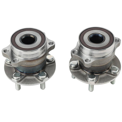 Solidspare 2X Rear Wheel Bearings and Hub For Subaru Forester 2014-18 Impreza 2012-14 Base