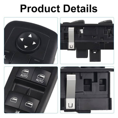 Solidspare New Front Driver Side Window Switch For 2016-2018 Ram 1500 2500 56046823AE Black