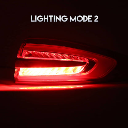 Solid Spare LED Left & Right Tail Lights Lamps Assembly For 2017-2020 2018 2019 Ford Fusion