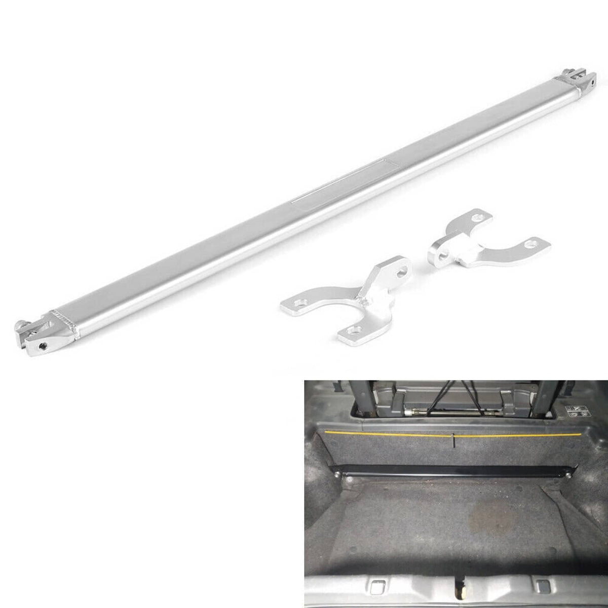 Solidspare Rear Strut Tie Bar for 1992-00 Civic EG EK 1993-97 Del Sol 1994-01 Integra DC2