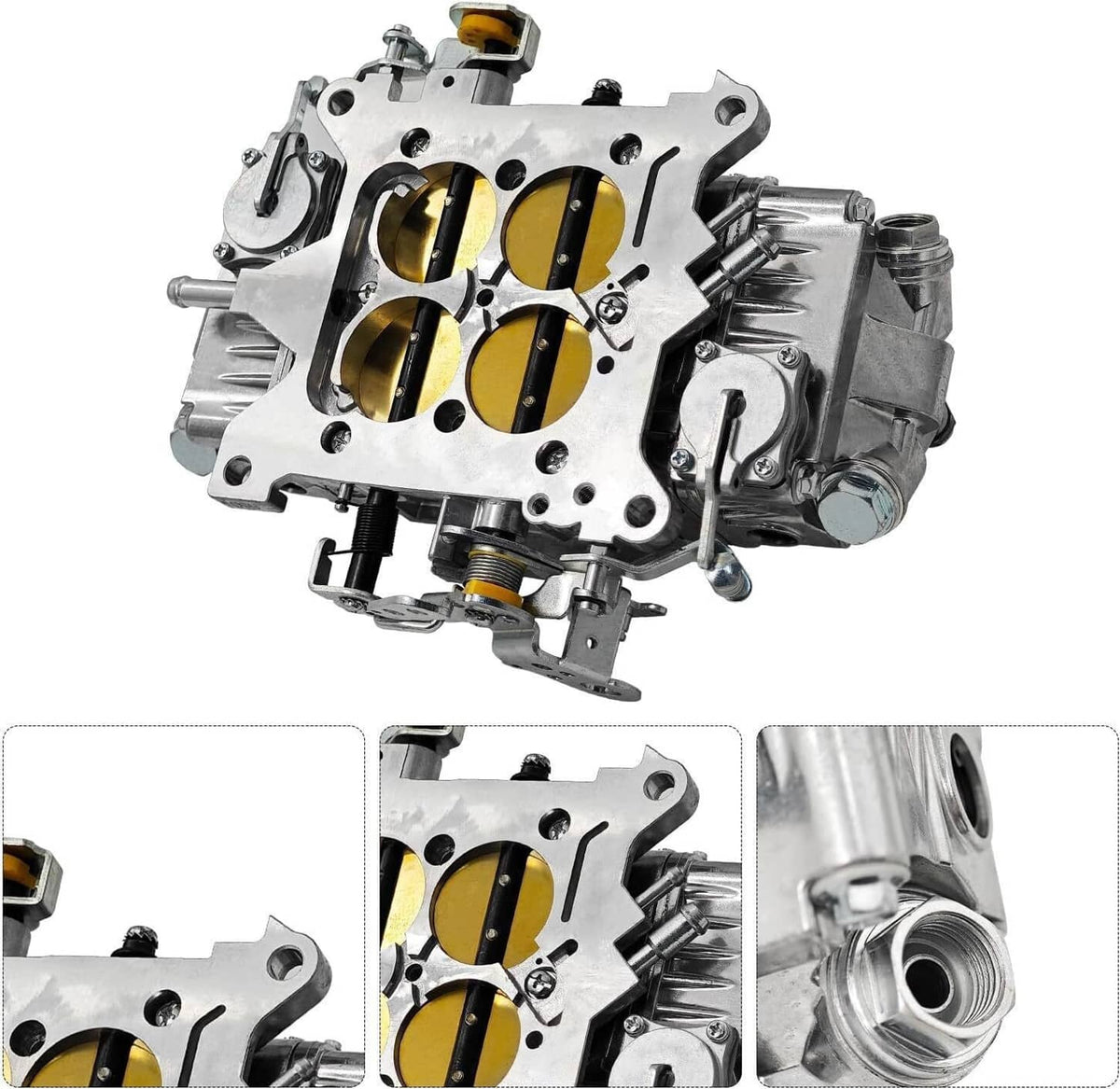 Solidspare For Holley Quick Fuel BR-67199 650CFM Performance Carburetor Race Double Pumper