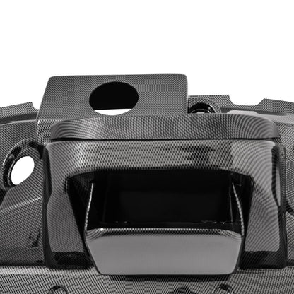 Solidspare Carbon Fiber Style Golf Cart Dashboard Cover For Club Car Precedent Radio Dash