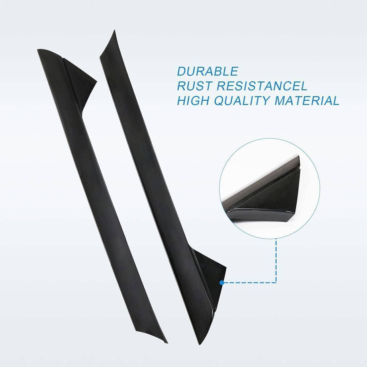 Solidspare Left Side Windshield A-Pillar Molding INNER OUTER Trim for 2011-19 Ford Explorer