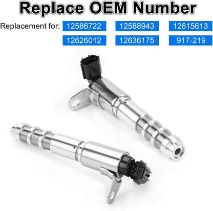 Solidspare 4PCS VVT Engine Variable Timing Solenoid 12626012 For Cadillac Buick Chevy GMC