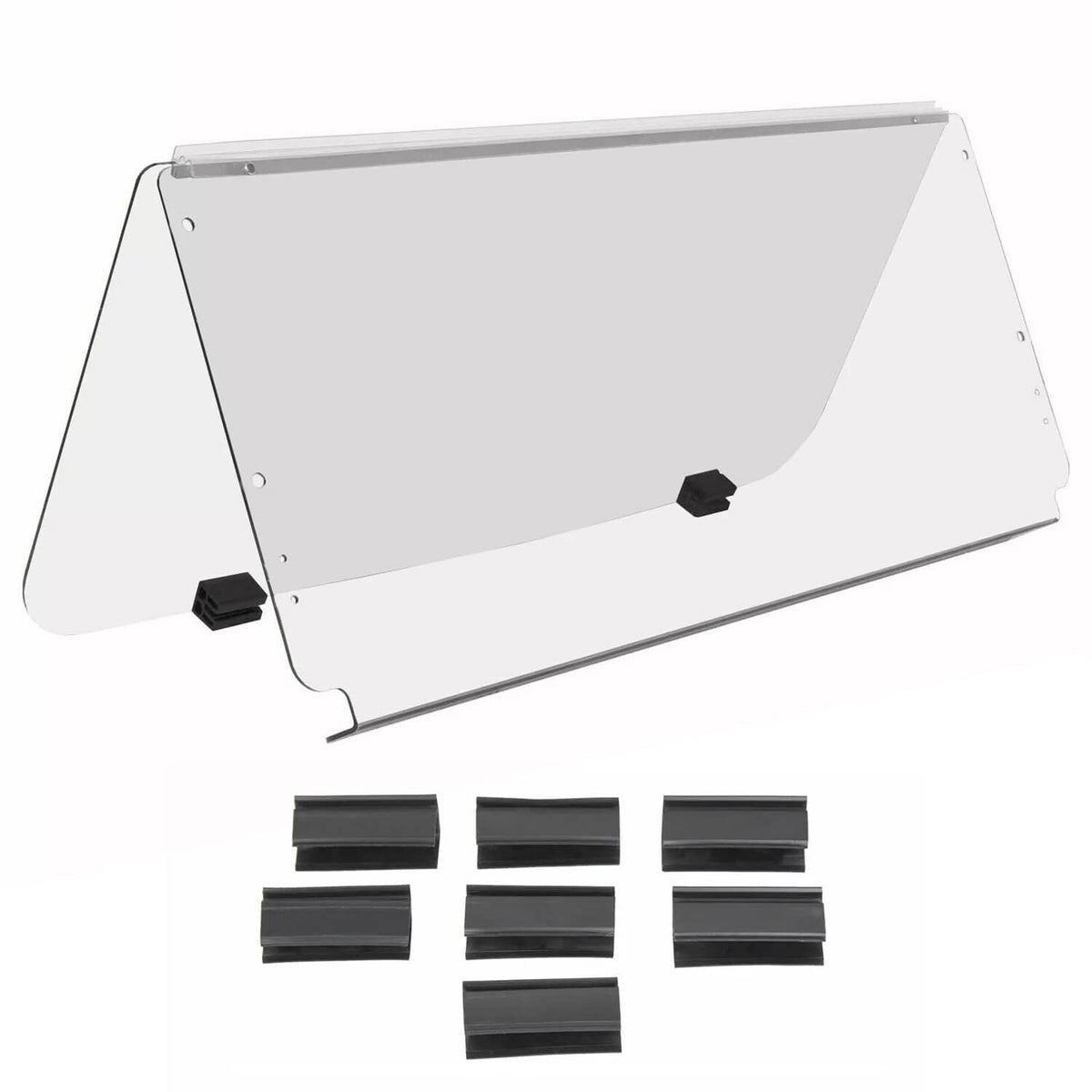 Solidspare For Club Car DS 1982-2000.5 Clear Fold Golf Cart Folding Windshield Windscreen