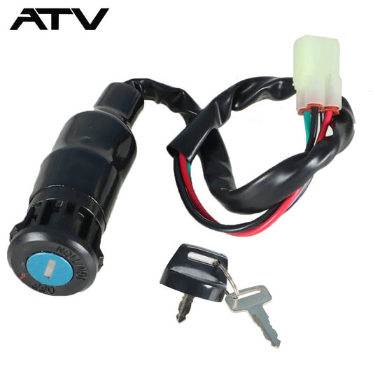 Solidspare Ignition Key Switch For Honda 2005-2014 TRX400EX TRX400X 400EX Sportrax ATV